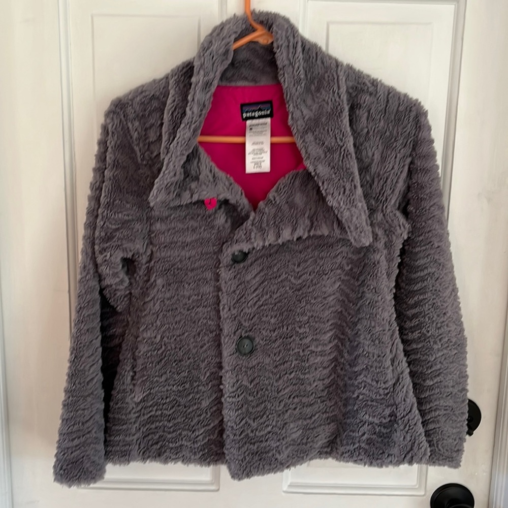 Patagonia girls Pelage coat large/size 12 fleece